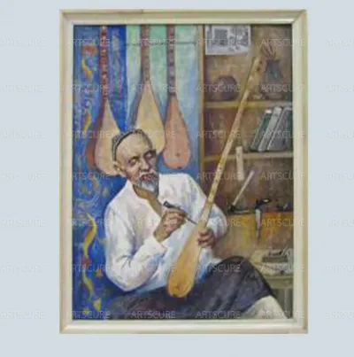 Master Usman Zufarov, copy, portrait