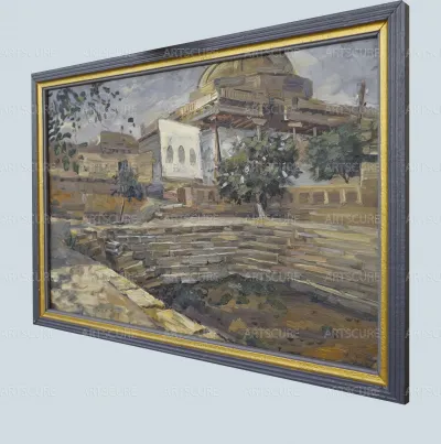 Hovuz yonidagi eski masjid
