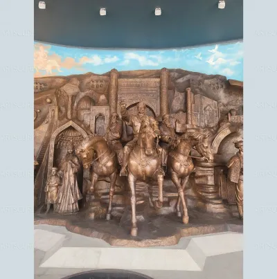 Istiqlol monumenti relyef haykallari