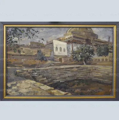 Hovuz yonidagi eski masjid