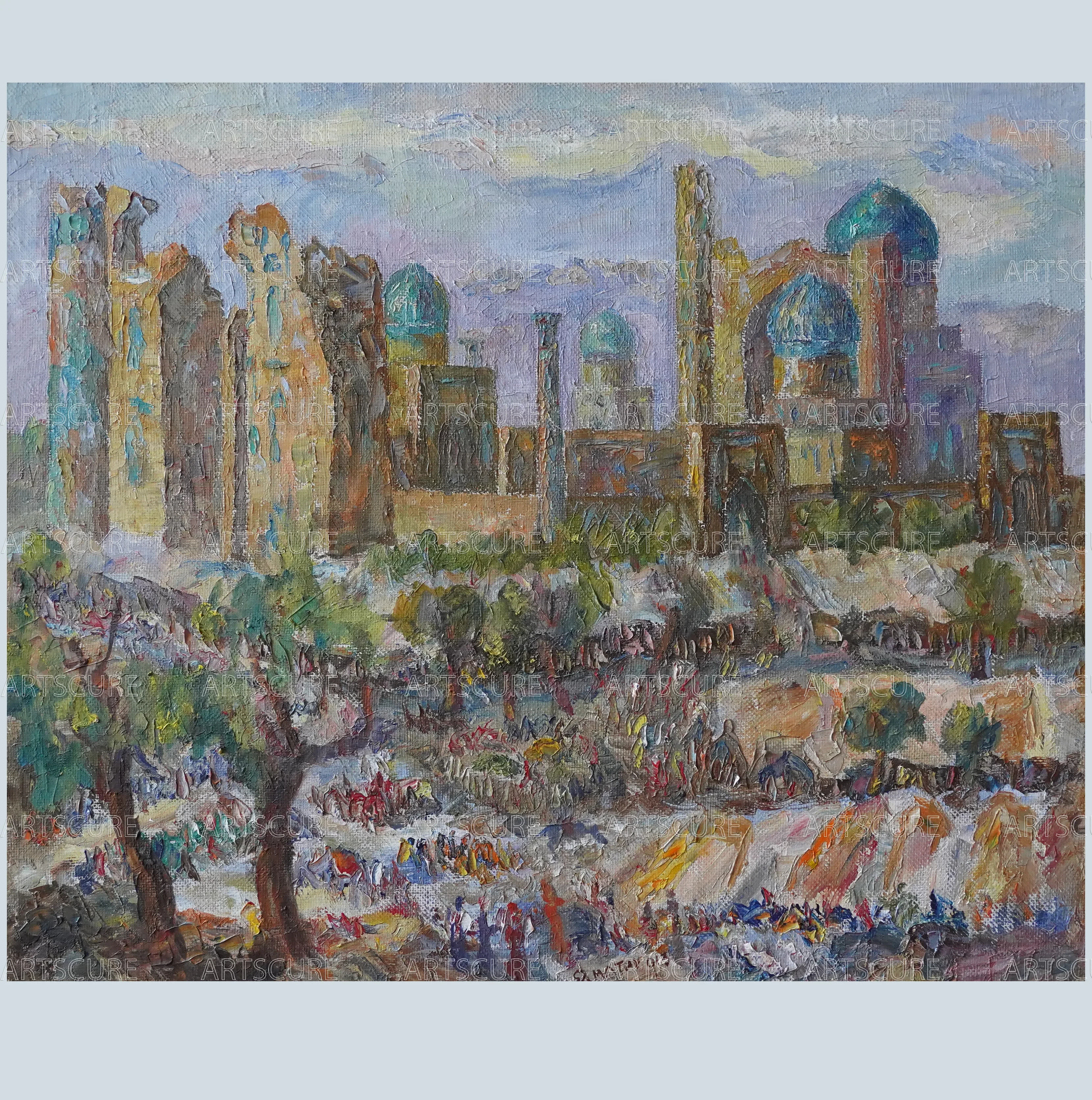 Bibikhanim market day