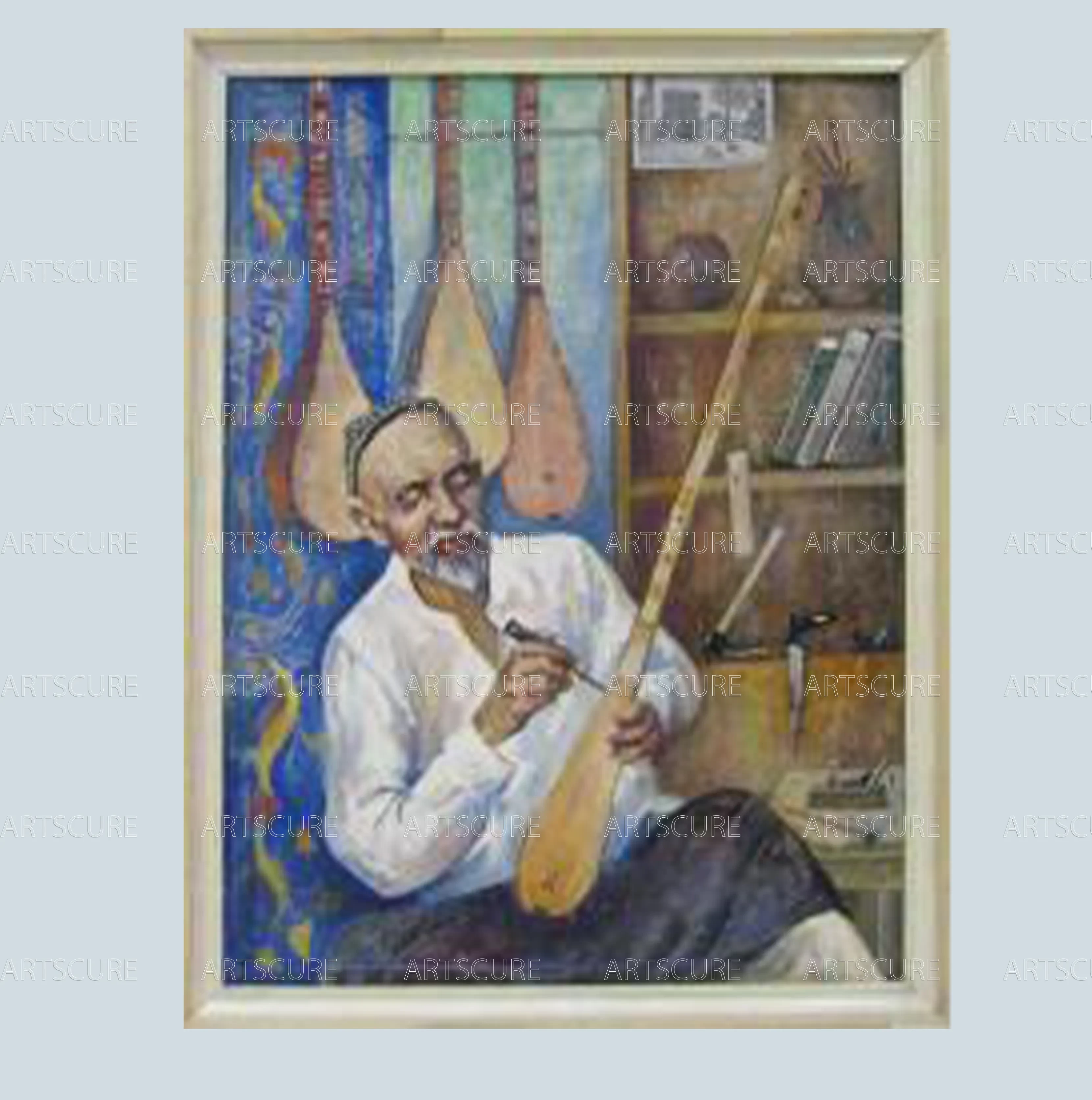 Master Usman Zufarov, copy, portrait