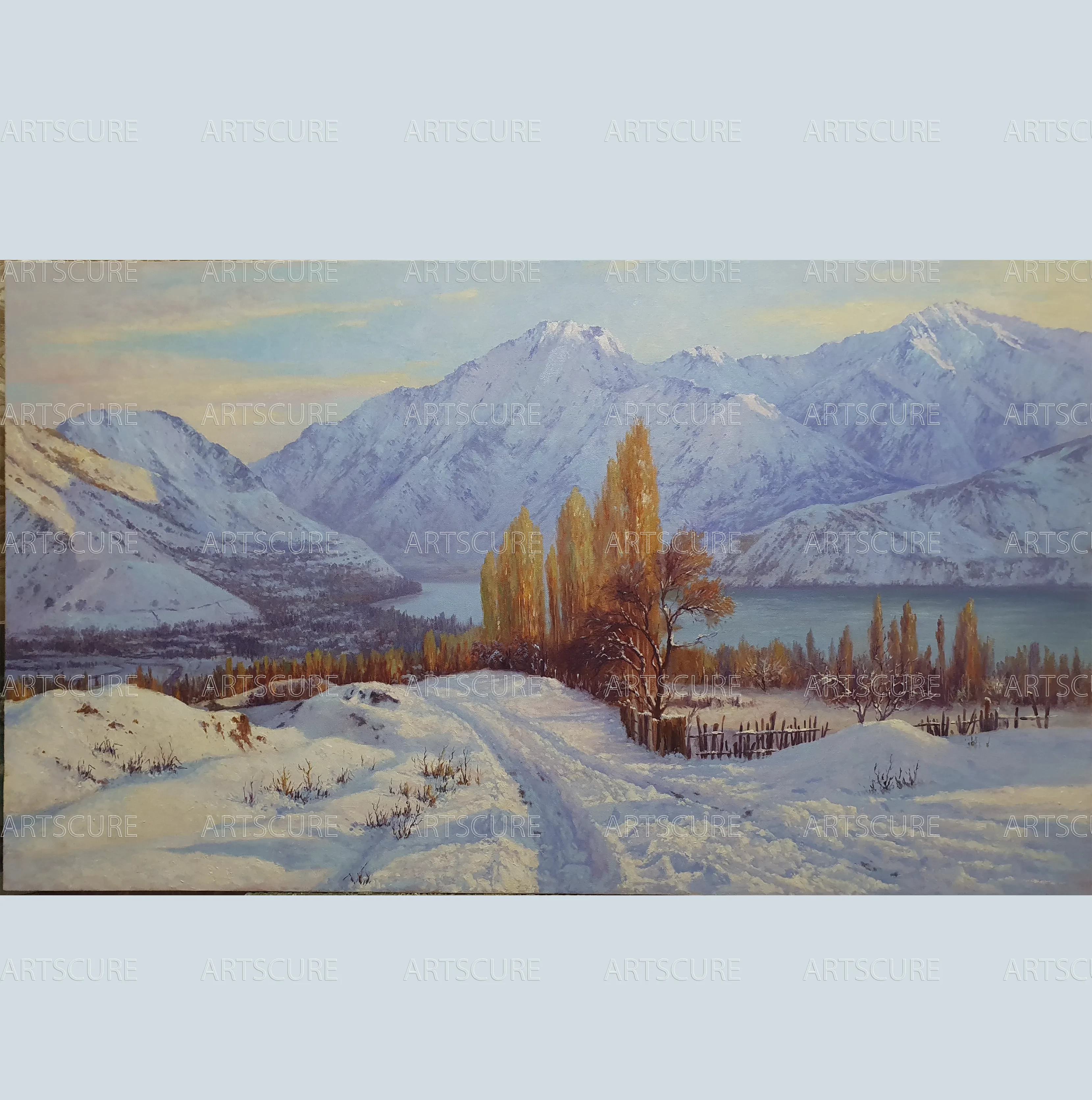 Зима в Чарваке