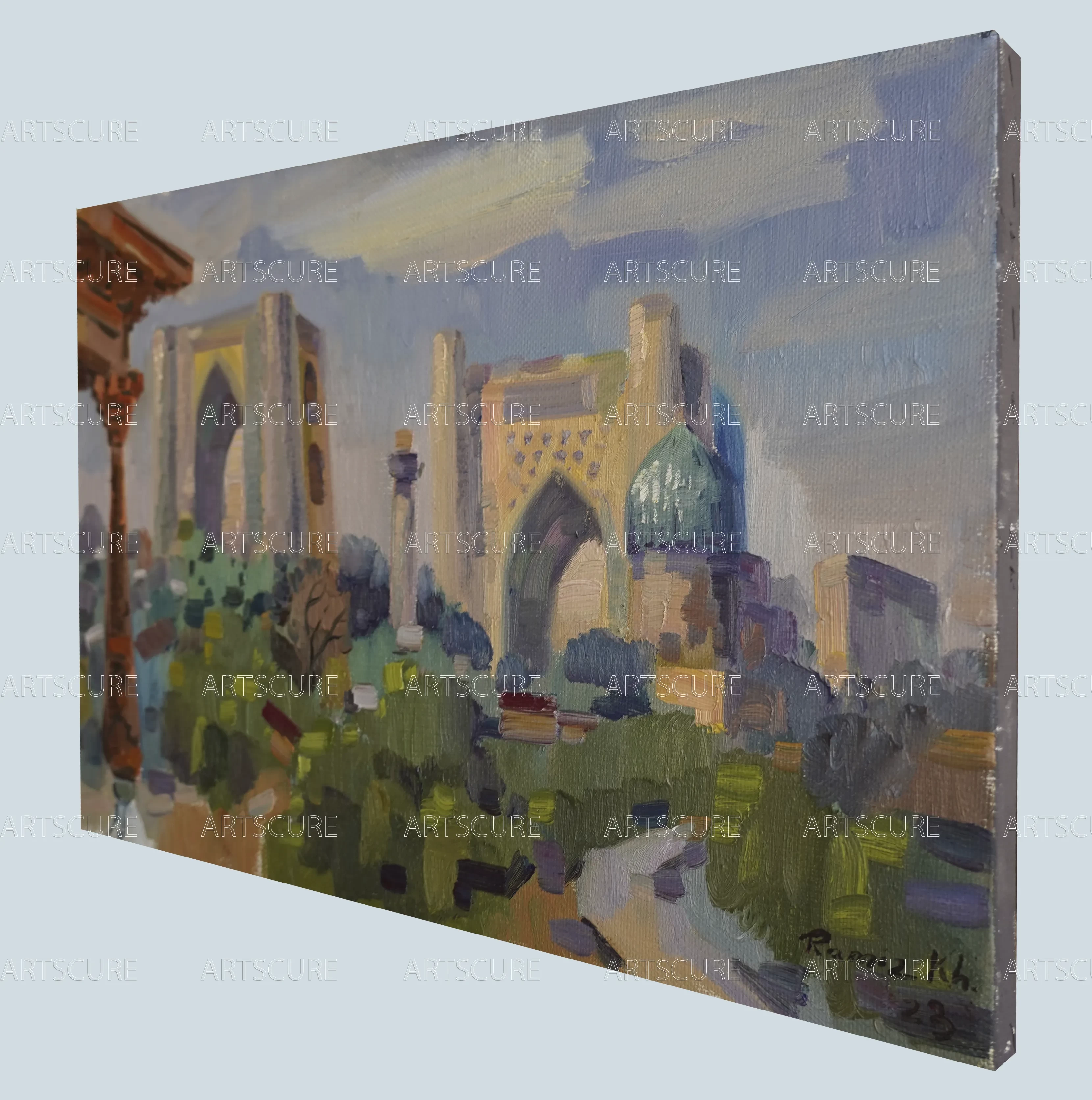 View of the Bibikhanim Mosque
