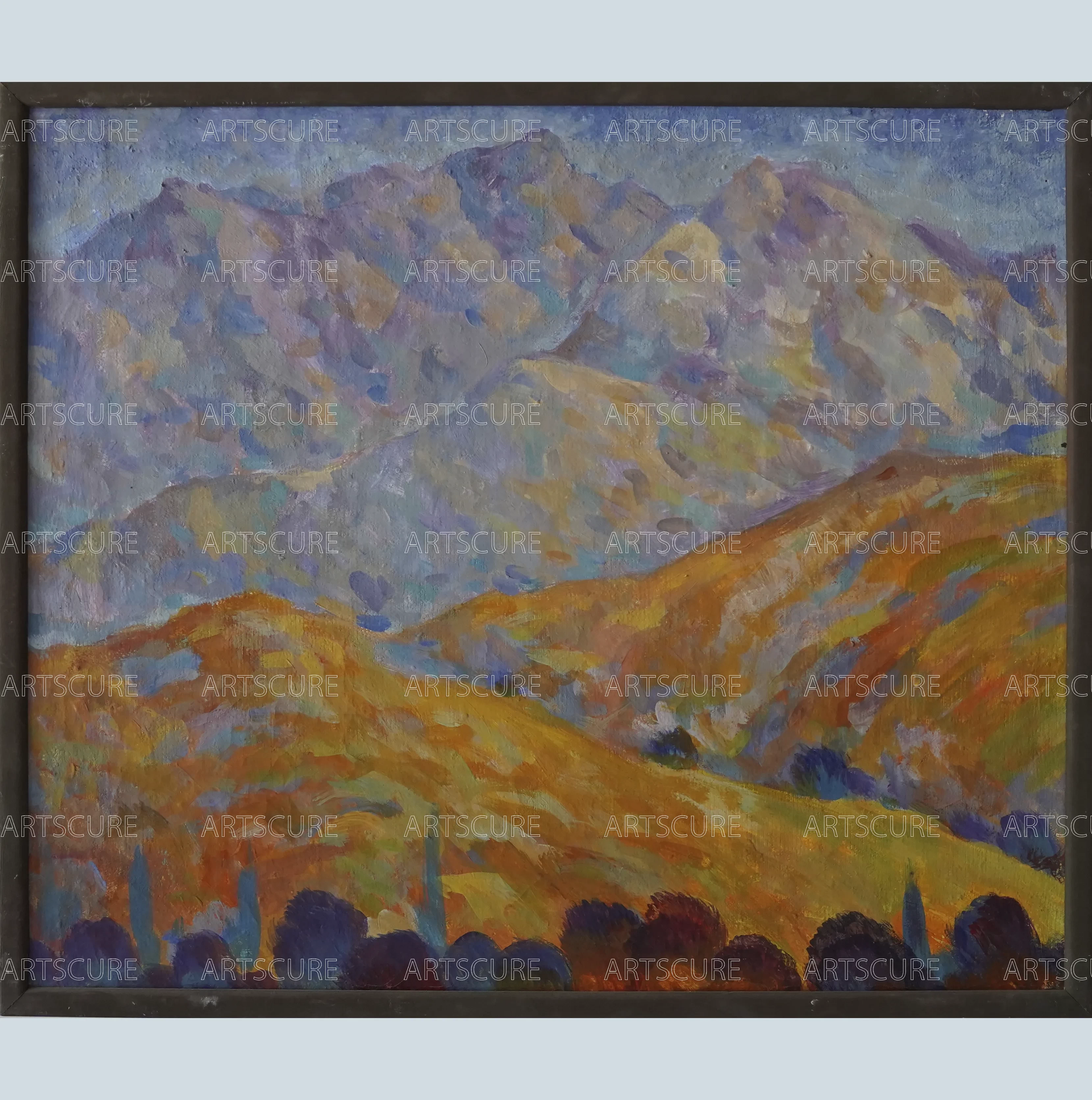 orange mountains